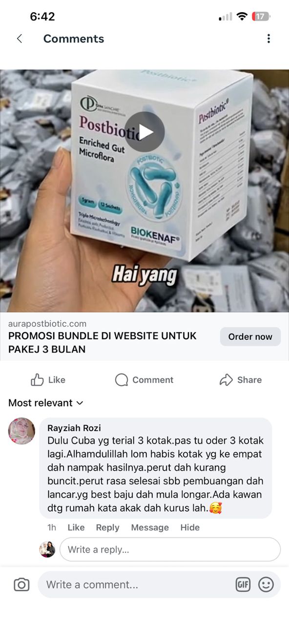 Testimoni berat turun