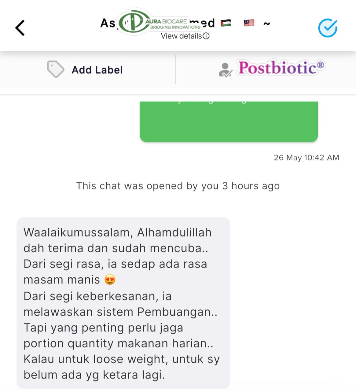 Testimoni berat turun