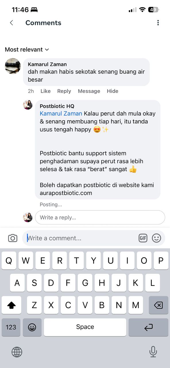 Testimoni berat turun