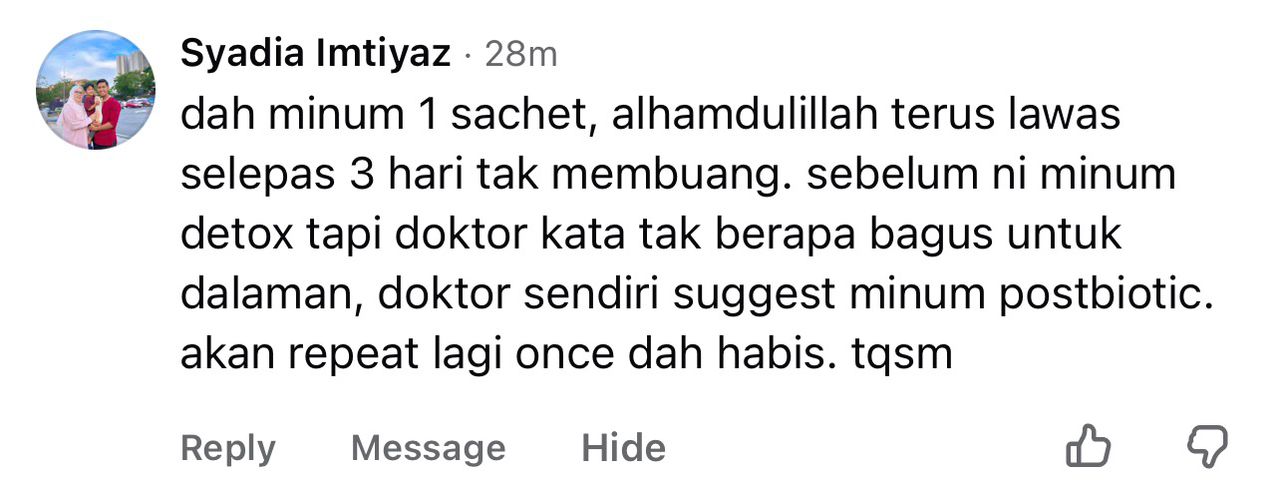 Testimoni sembelit kurang
